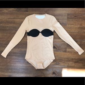 Martin Margiela for H&M, Nude Bra Bodysuit Size 36